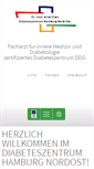 Mobile Screenshot of diabeteszentrum-hh-nordost.de